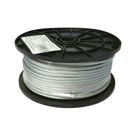 Baron Baron Galvanized Galvanized Steel 3/16 in. D X 250 ft. L Cable 695937
